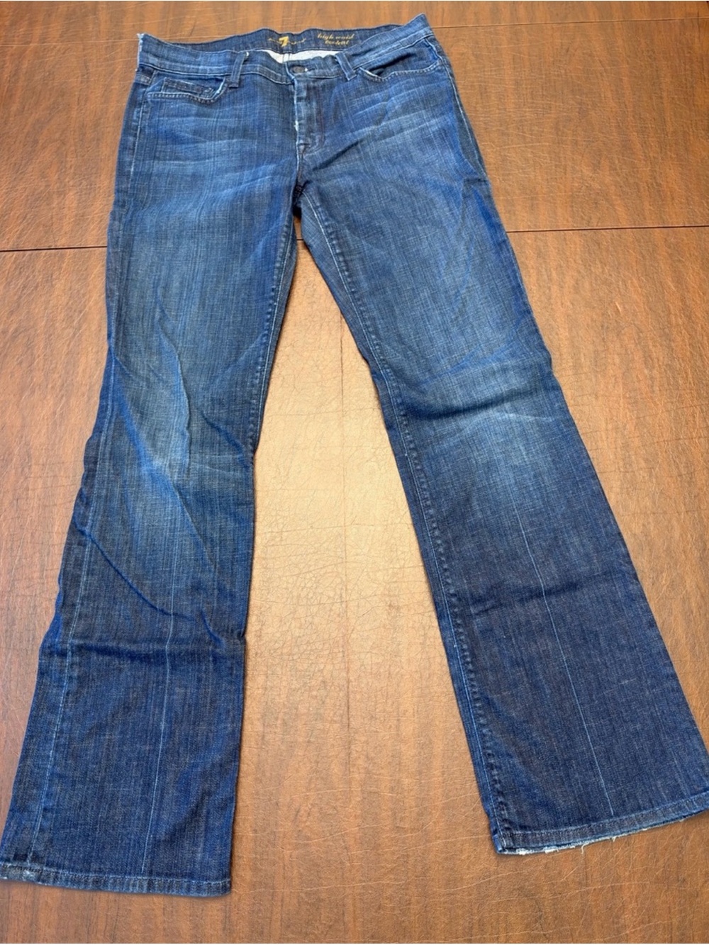 7 For All Mankind High Waist Bootcut Jeans Dark Wash Women’s size 31